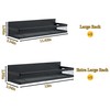 2 pack Magnetic Spice Rack for Fridge and Oven, Metal