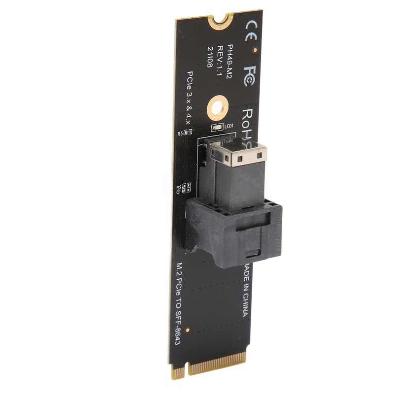 M.2 PCIE 4.0 to SFF8643 U2 Adapter M.2 NVME to