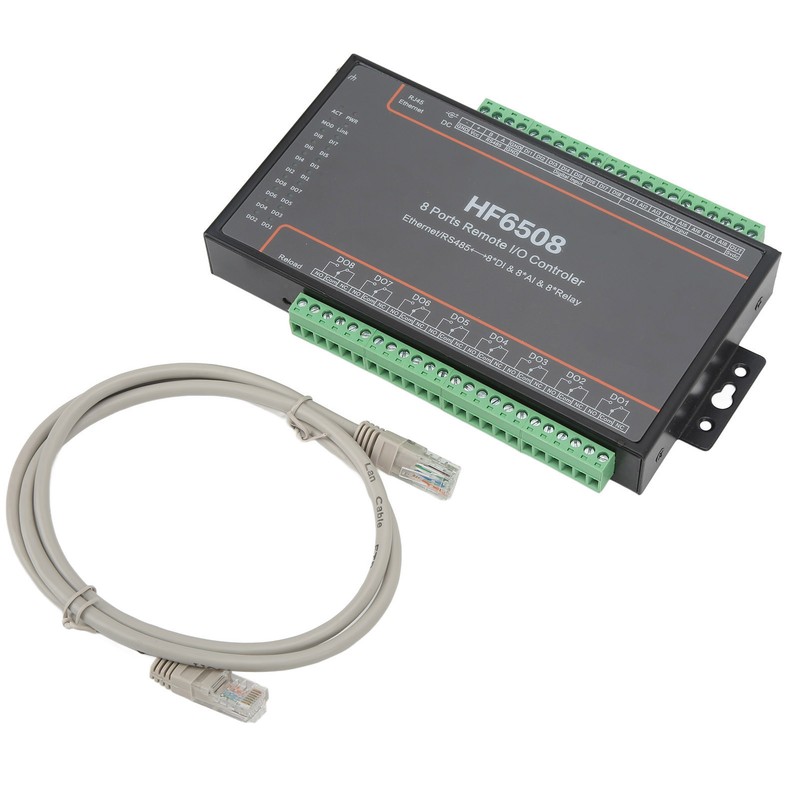 8 Ports Relay Network Controller 5‑40V DC RS485 Ethernet Data