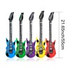 VIKSAUN Pack of 10 Inflatable Party Props, 5 Inflatable Guitar,
