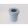Way-be 239970 TapTrash Trash Can with Hidden Bag, Smoky Blue,
