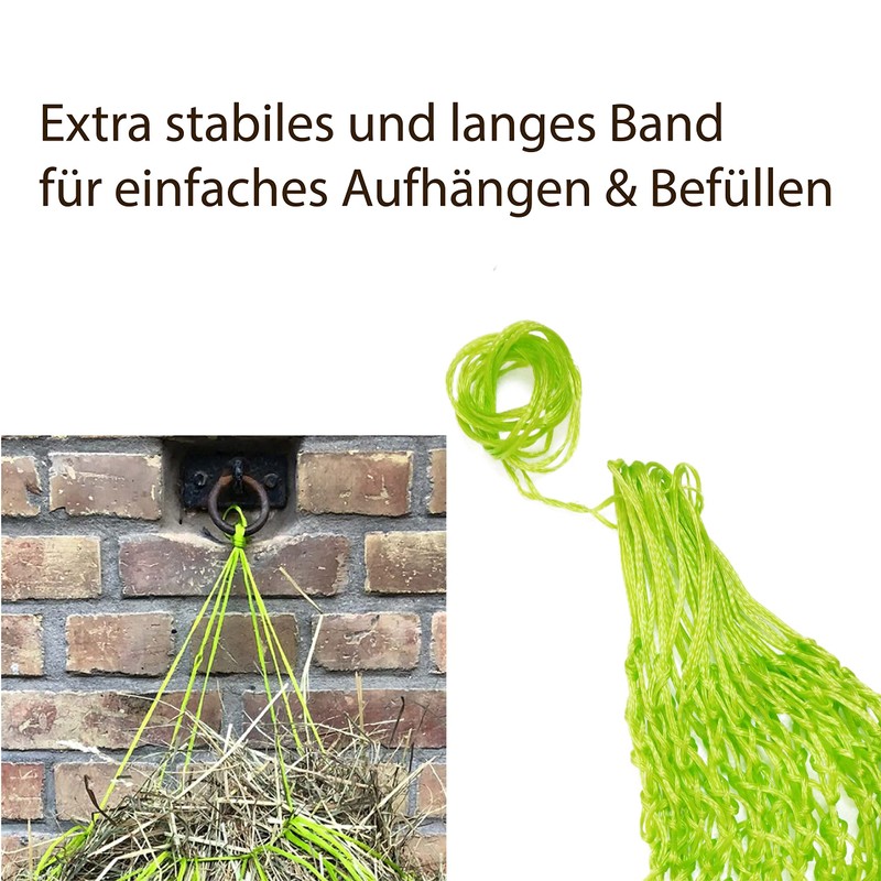 Hay Net for Horses Tight Mesh, Species-Appropriate Feeding, Improves Digestion