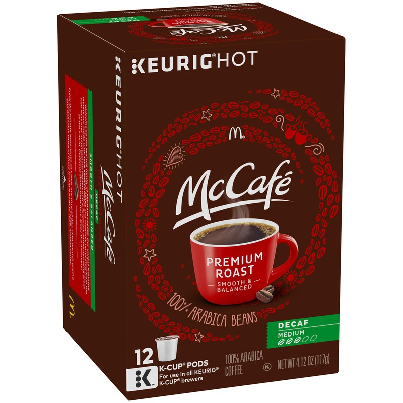 McCafe Decaf Premium Roast Keurig K-Cup, 12 ct