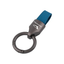 Fumezu Keychain, Car Compatible, Suitable for Toyota Daihatsu Leather Key Holder, Fashion Keychain, Simple, Men's, Women's, Genuine Leather, Key Bag, Hanging, Lost Prevention, Piece, Blue