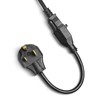 HITBOX Plug Adapter Cord, 30cm 11.8″ Long 14 AWG 2.08mm²,