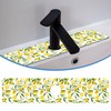 FTJHKUY Lemon Fruit Faucet Mat - Soft Diatom Mud Non-Slip
