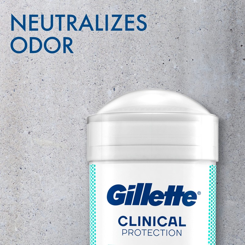 Gillette Clinical Antiperspirant and Deodorant for Men, 72hr Sweat &