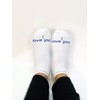 notes to self Inspirational Socks - Daily Affirmations, forever lc