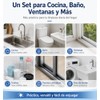 Juego de 14 Cepillos de Limpieza para Baño y Cocina,
