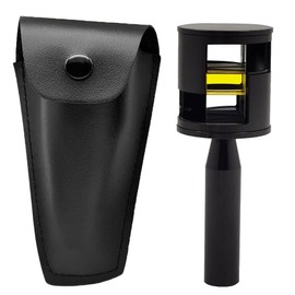 Mini Optical Right Angle Prism 90 Degree Square Prism, Double Penta Reflective Surveying Prism for Total Station, GPS Receiver & Theodolite Level