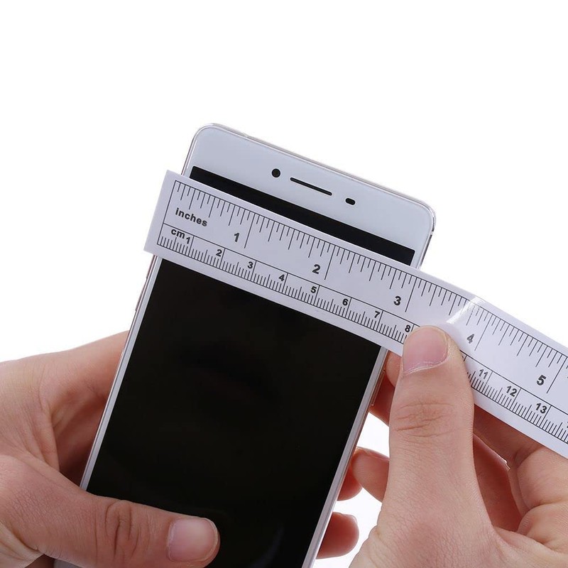 Self-Adhesive Measuring Tape, Double Scale Stick on Workbench Ruler, Sticky