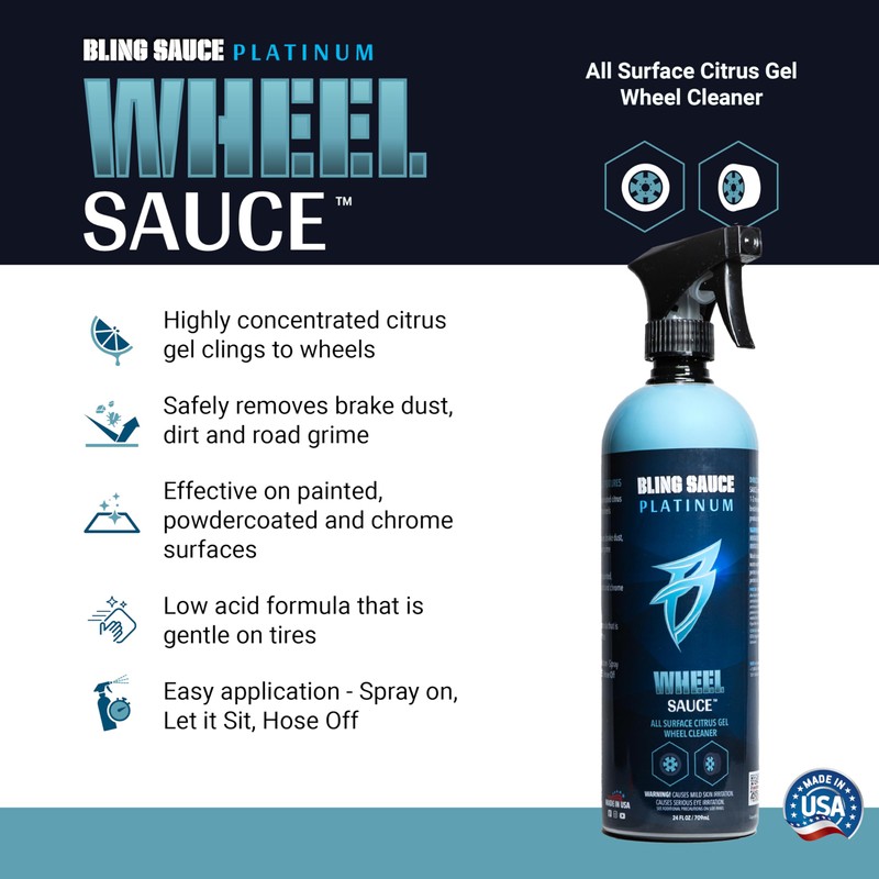 Bling Sauce Platinum Essentials 5-Pack Automotive Cleaning & Detailing Kit