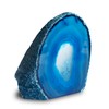 British Fossils Blue Agate Ornament for Home Decor – Genuine