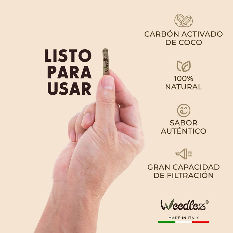 Mister Canapa Activated Carbon and Cellulose Filter Diameter 6 mm