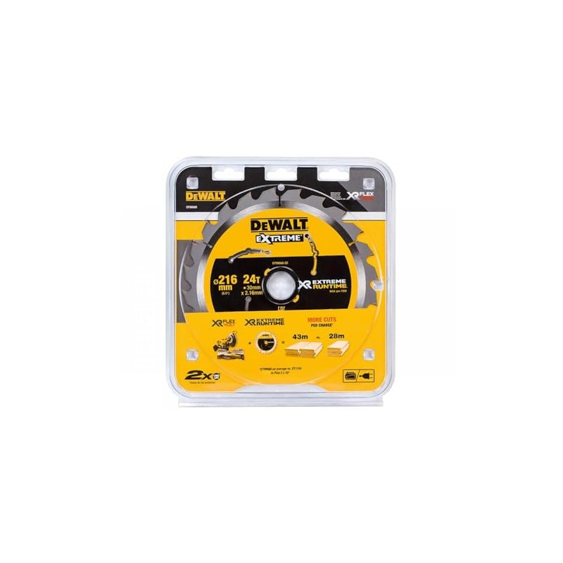 DEWALT DT99568 216 mm x 30 mm x 24T XR