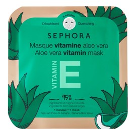 SEPHORA COLLECTION Vitamin Face Masks Aloe Vera + Vitamin B, 0.5 Ounce (Pack of 2)