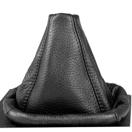 L & P Car Design L&P A0014 Gear Stick Gaiter 100% Genuine Leather Black Replacement Part for Mondeo Mk4 Year 2007-2014