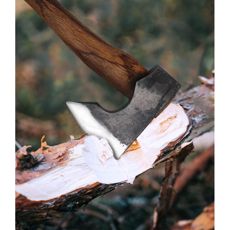 WICING 13.5 Inch Hatchet, Camping Axes and Hatchets 1065 Carbon