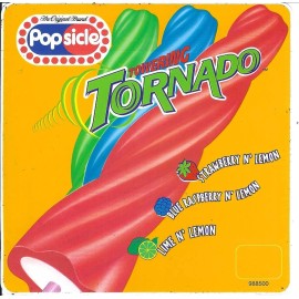Popsicle Towering Tornado Popsicle Ice Cream Truck Sticker  Classic 6" x 6" FREE SHIPPING