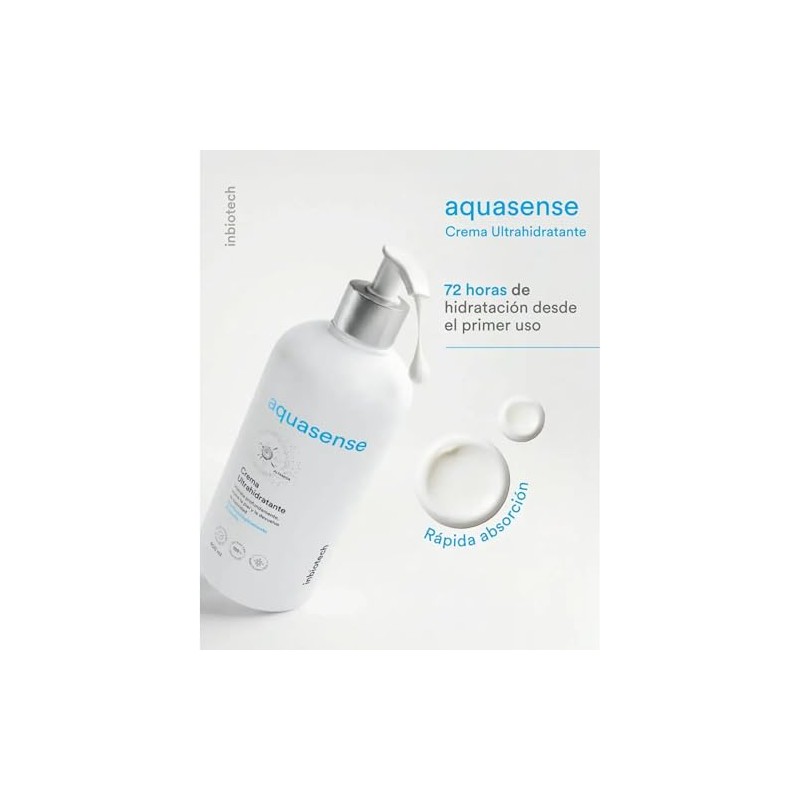 Aquasense Crema Ultrahidratante 400ml Neutra Nutritiva Devuelve La Suavidad