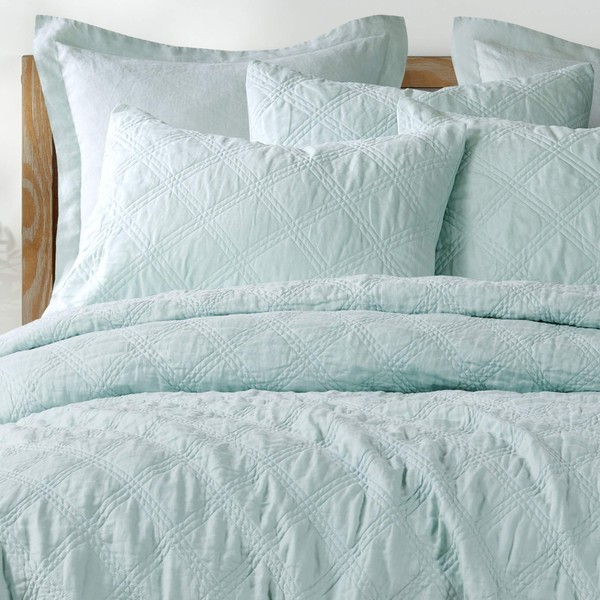 Levtex Home - 100% Linen Front/100% Cotton Back - King