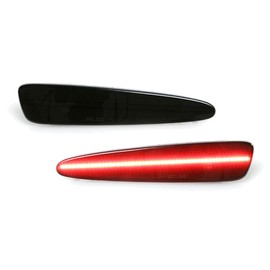 KENRTIR Smoked Lens Red LED Lamp Compatible with 2005-2013 Chevy Corvette C6 Rear Side Marker Light