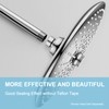 OFFO Shower Arm with Flange, 10 in Ceiling Mount Replacement