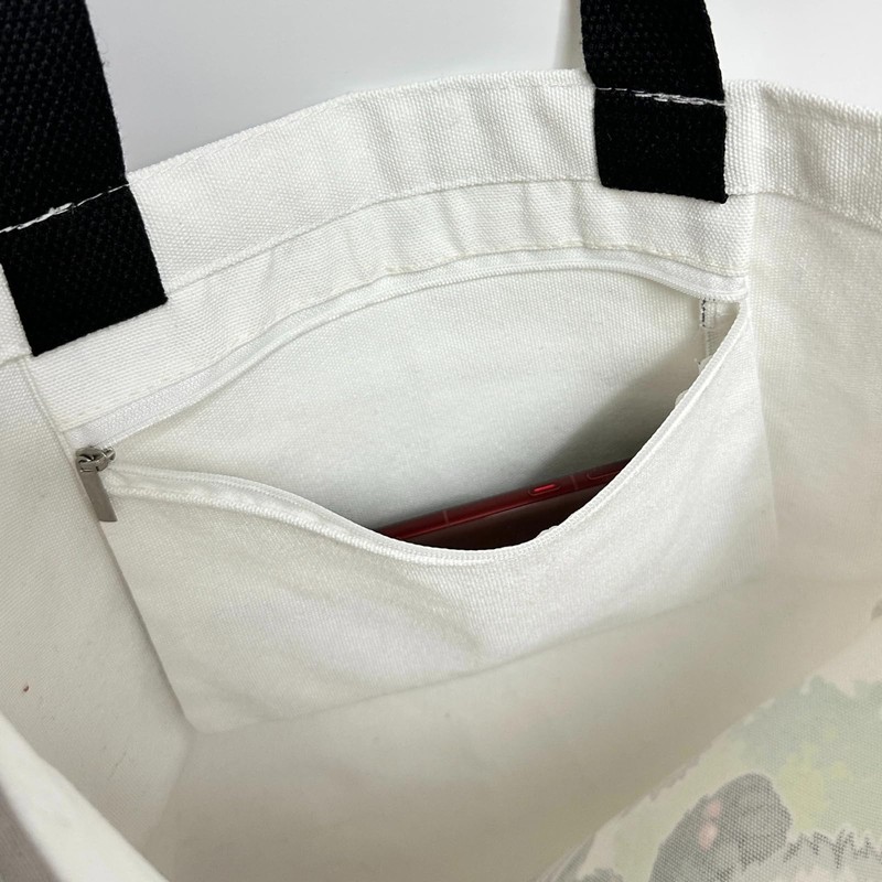 ​Artistic Pattern Canvas Tote Bag for Women (Panda)