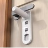 Door Lever Lock Child Safety (2 Pack) White Childproof Door