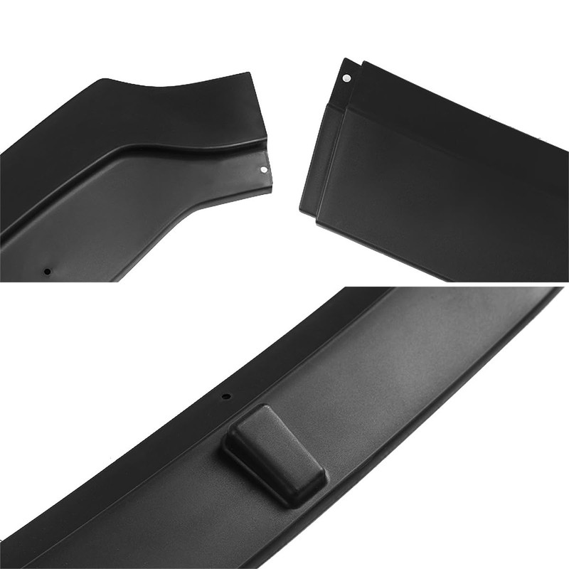 Spec-D Tuning Black Front Bumper Lip Spoiler Splitter Body Kit