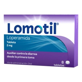 Lomotil Tabletas 2 Mg, 8 Tabletas