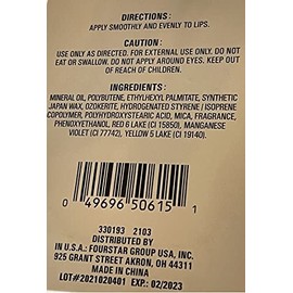 Pink Flamingo Lip Gloss .05oz Sweet Peach Scent