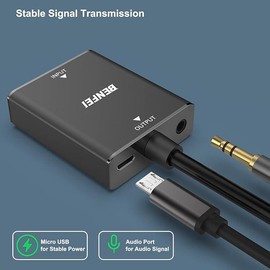 BENFEI HDMI to VGA Uni-Directional Female to Male Adapter with 3.5mm Audio Jack Compatible with TV Stick, Computer and game consoles Accessories Cable