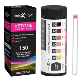 150 Pruebas Para Cetosis Tiras Reactivas De Orina Keto Mojo