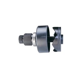 Gardner Bender KOM200 Slug-Out Mechanical Knockout Set, Contractor Punch, Die & Drive Screw Set, Conduit Pipe Size Cutting Diameter, 2⅜" Hole Size, Punches 10 AWG Mild Steel & 12 AWG Stainless Steel, 2"