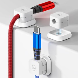 Sinjimoru Cable Storage Clip Holder, Magnetic Cable Holder
