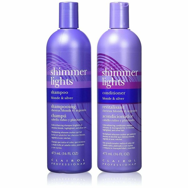 Clairol Shimmer Lights Shampoo & Conditioner Duo Set 16oz