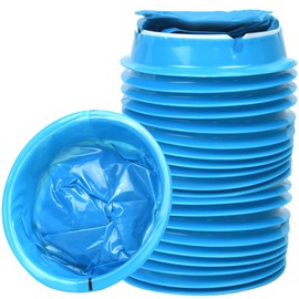 Pack of 12 Burp Bags with Mouthpiece, Breaking Bag with Ring, Poop Bags, Opaque, High Capacity, Lockable for Children and Adults for Vomiting & Nausea Travel Aeroplane Car