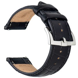 Brismassi Esetti Quick-Release Watch Straps, Top Grain Calf Leather Bracelets for Men and Women, Elegant Replacement Strap for Watches and Smartwatches, 22 mm, 21 mm, 20 mm, 19 mm, 18 mm, 16 mm