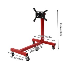 LYNICESHOP 360 ° Rotating Engine Stand, for Auto Repair Stands 1250lbs Capacity Big Hoists, for garages, Repair Shops, Automobile Factories