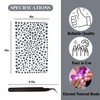 3 Sheets Face Gems Self Adhesive Rhinestones Stick on Face