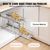 Happybuy 8.5"W x 21"D Pull Out Cabinet Organizer, Heavy Duty