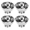 4Pcs Stainless Steel Dessert Bowl Multi Functional Drop Resistant Rustproof