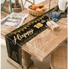 HEIPINIUYE Happy 16th Birthday Table Runner 13 x 72 Black