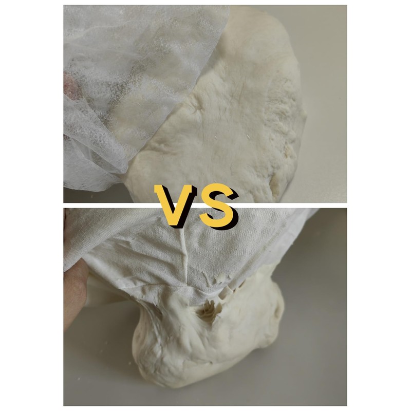 Banneton Liner,Non Woven Banneton Liner Non-Stick Dough,100 Pcs Elastic Bread