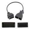 ISINCER 12 Pin OBD1 to 16 Pin OBD2 Convertor Adapter