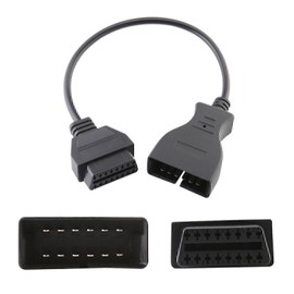 ISINCER 12 Pin OBD1 to 16 Pin OBD2 Convertor Adapter Cable Fits GM Diagnostic Scanner US