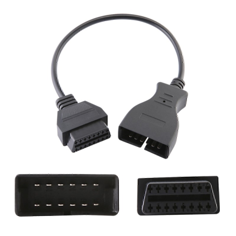 ISINCER 12 Pin OBD1 to 16 Pin OBD2 Convertor Adapter