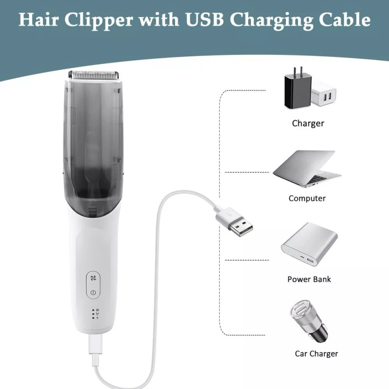 donwell Silent Kids Hair Clippers - Self-Priming, Quiet & Safe