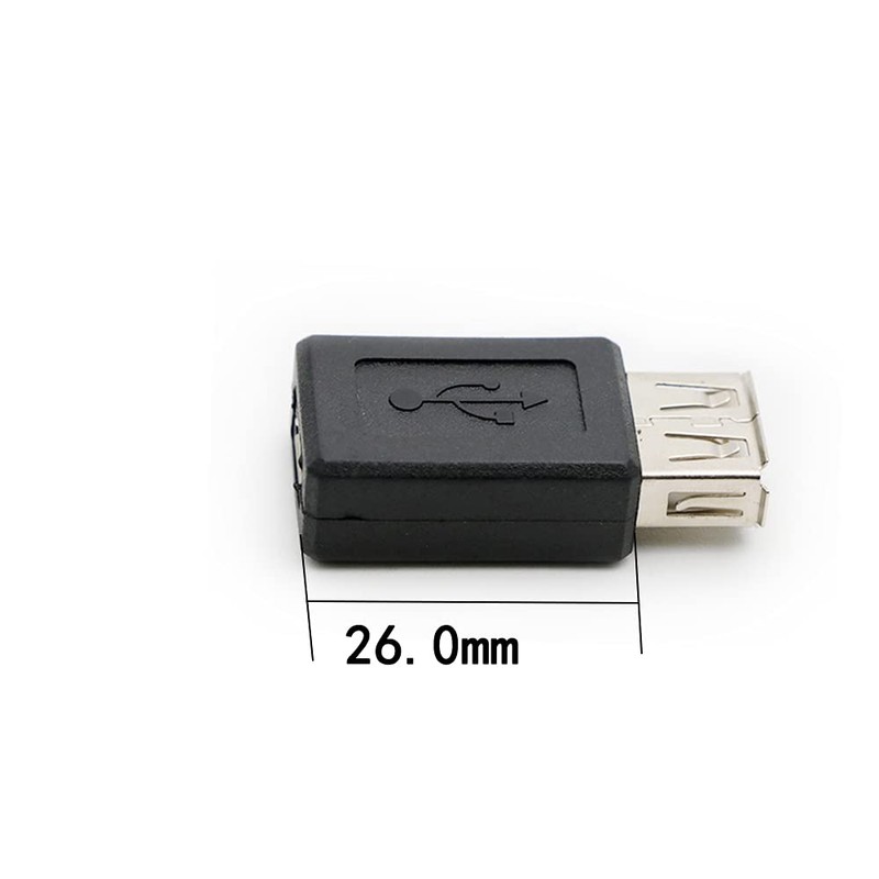rgzhihuifz 3 Pack USB 2.0 A Female to USB Micro